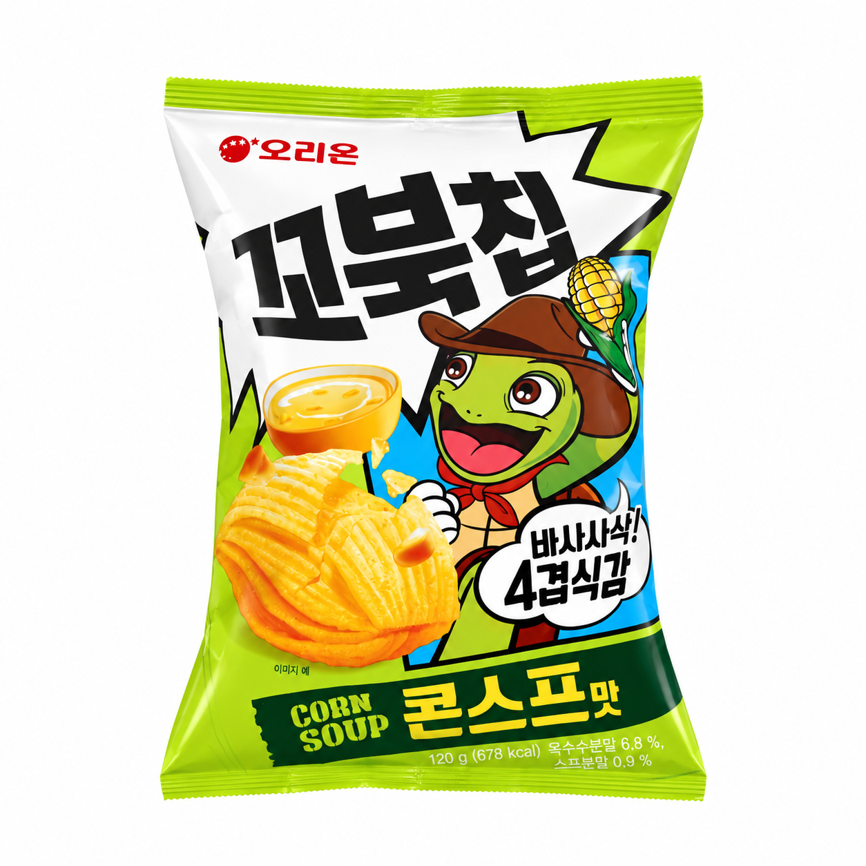 Orion Turtle Chips Corn Soup Flavor