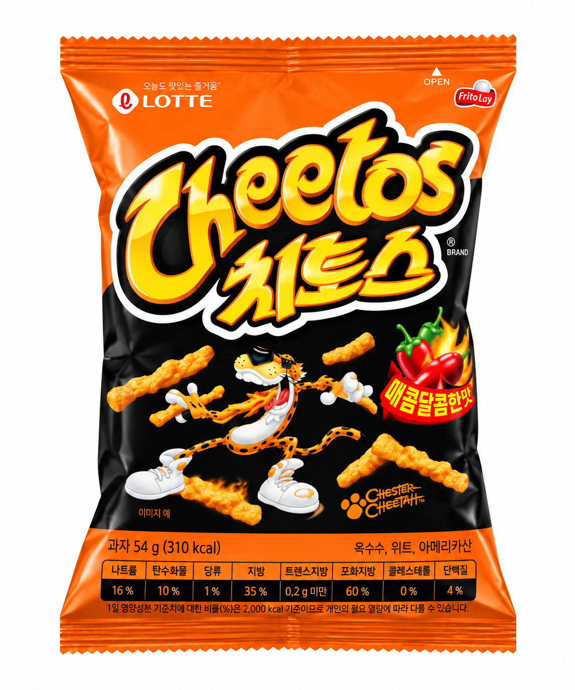 Lotte Cheetos Sweet & Spicy Flavor
