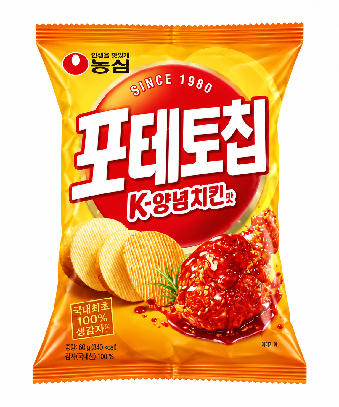 Nongshim Potato Chip K-Yangnyeom Chicken Flavor